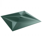 Seinapaneelid T&auml;ht 48 pcs Staar Roheline 50 x 50 cm XPS Vaht