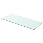 Klaasist riiuliplaat 60 x 20 cm l&auml;bipaistev