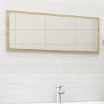 Vannitoa peegel, Sonoma tamm 100 x 1,5 x 37 cm puitlaastplaat