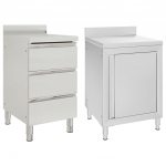 Kommertsk&ouml;&ouml;gi kapid 2 tk, roostevaba teras