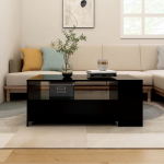 Diivanilaud, must, 102 x 55 x 42cm, tehispuit