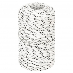 Punutud paadik&ouml;is, valge, 2 mm x 250 m pol&uuml;ester
