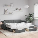 DIIVANVOODI V&Auml;LJAT&Otilde;MMATAVA OSAGA, TUMEHALL, 90X190 CM, KANGAS