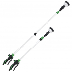 Teleskoopvarrega kastmispihusti, 10 mustrit, 75-110 cm