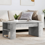 Diivanilaud, betoonhall, 102 x 55 x 42cm, tehispuit