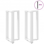 BAARILAUA JALAD T-KUJULISED 2 TK, VALGED, 40 X 35 X (90-91) CM, TERAS