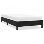 Voodiraam ilma Madratsita Must 100x210 cm samet