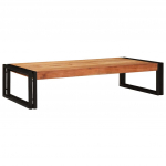 Vannitoa riiul riiuliga pruun 100 x 50 x 23 cm tugev akatsiapuu