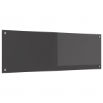 K&ouml;&ouml;gi seinapaneel tumehall 120 x 40 cm karastatud klaas