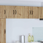 Seinakapp k&ouml;&ouml;ki uksega k&auml;sit&ouml;&ouml;puu 60 x 31 x 40 cm tehispuit