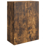 Seinale kinnitatav kapp Suitsutatud tamm 66 x 34,5 x 90 cm