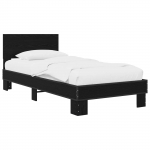 Peatsiga voodiraam Must tamm 80 x 200 cm Tehispuit