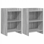 &Ouml;&ouml;kapid 2 pcs Hall Sonoma 40 x 30 x 60 cm Tehispuit