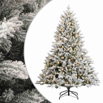 Kunstlik kokkupandav j&otilde;ulupuu 120 cm 150 LED-i soe valge