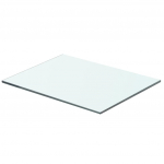 Klaasist riiuliplaat 40 x 25 cm l&auml;bipaistev