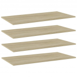 Riiuliplaadid 4 tk, sonoma tamm, 100x50x1,5 cm, puitlaastplaat