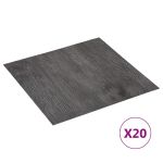 Iseliimuvad p&otilde;randaplaadid 20 tk, pvc, 1,86 m&sup2;, pruun