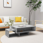 Diivanilaud, betoonhall, 105 x 55 x 32cm tehispuit