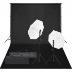 Fotostuudiokomplekt valgustuse ja taustapildiga