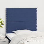 Voodipeatsid 2 tk, sinine, 90x5x78/88 cm, kangas