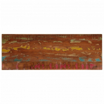 Lauaplaat, 140x60x3,8 cm, ristk&uuml;likukujuline, taastatud puit