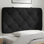 Voodipeatsi padi, must, 90 cm, samet