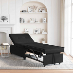 V&auml;ljat&otilde;mmatav diivanvoodi 67cm must mikrofiiber