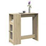 Baarilaud riiulitega, sonoma tamm, 101x40x103,5 cm tehispuit