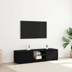 TV KAPP LED VALGUSTITEGA MUSTAST TAMME 140X40X35,5 CM S&Ouml;&Ouml;DAV PUIT