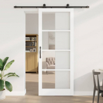 Liuguks valge 93 x 232 cm puit ja metall