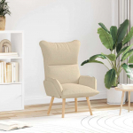 Tugitool cream 69 x 74 x 93 cm Kangas ja vineer