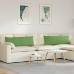 Diivanipadjad 2 tk heleroheline 120 x 40 cm korter kangas