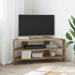 Nurgakapp TV jaoks k&auml;sit&ouml;&ouml;puu 102x40,5x45cm tehispuit