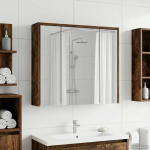 Vannitoa peeglikapp Suitsetatud tamm 63,5 x 16 x 62,5 cm