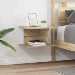 &Ouml;&ouml;kapp 2 tk sonoma tamm 40 x 30 x 25 cm tehispuit
