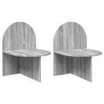&Ouml;&ouml;kapp 2 pcs Hall Sonoma 48 x 49 x 65 cm T&ouml;&ouml;deldud puit