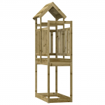 M&auml;ngutorni pruun 52,5 x 110,5 x 214 cm tugev immutatud puit