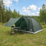 Telkimise telk katusega Armee rohelis 335 x 275 x 180 cm