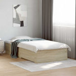 Voodiraam ladustamisega Sonoma tamm 80 x 200 cm Tehispuit