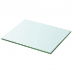 Klaasist riiuliplaat 20 x 25 cm l&auml;bipaistev