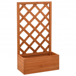 V&otilde;rega taimekast, oranž, 50 x 25 x 90 cm, nulupuit