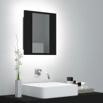 LED-peeglikapp must 40x12x45 cm, akr&uuml;&uuml;l