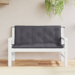 Aiapingi istmepadjad 2tk, antratsiit, 120x50x7cm, oxford-kangas