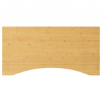 Kirjutuslaua plaat, 110 x 55 x 2,5 cm, bambus