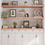 Seinariiul, helepruun, 180 x 60 x (2-6) cm, t&ouml;&ouml;deldud tammepuit