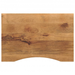 Kumerusega lauaplaat, 80x50x2,5 cm, t&ouml;&ouml;tlemata mangopuit