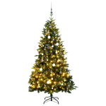Hingedega kunstkuusk 150 ledi ja j&otilde;ulukuulidega, 120 cm