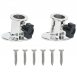 Paadi reelinguposti kinnitus 2 tk 26 mm torule roostevaba teras