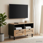 Ladustamiskapid Naturaalne 70 x 33 x 46 cm Tugev mango puu