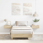 VOODIRAAM ILMA MADRATSITA, SONOMA TAMM 90X190 CM, TEHISPUIT
